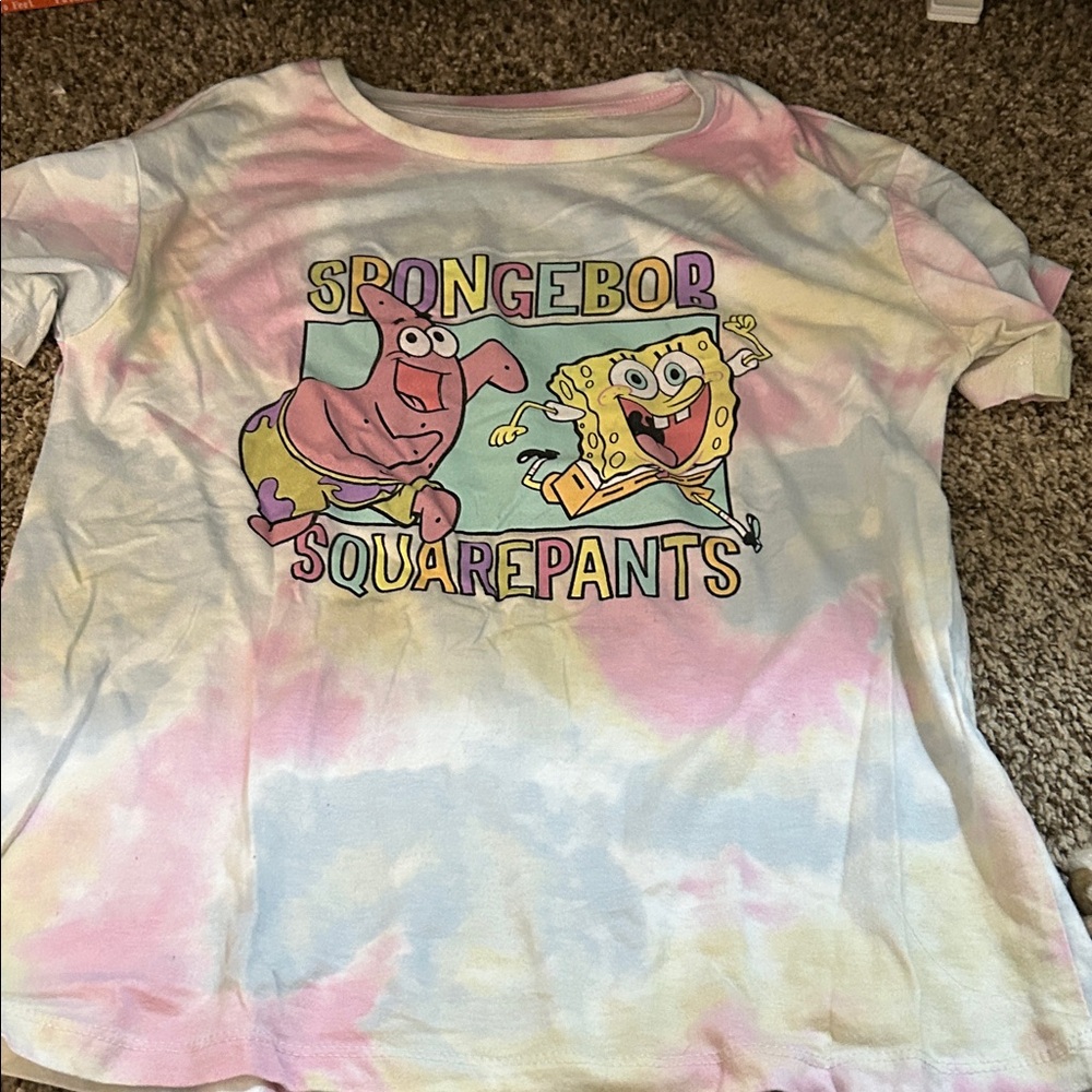SpongeBob SquarePants Kids Tie-Dye T-Shirt